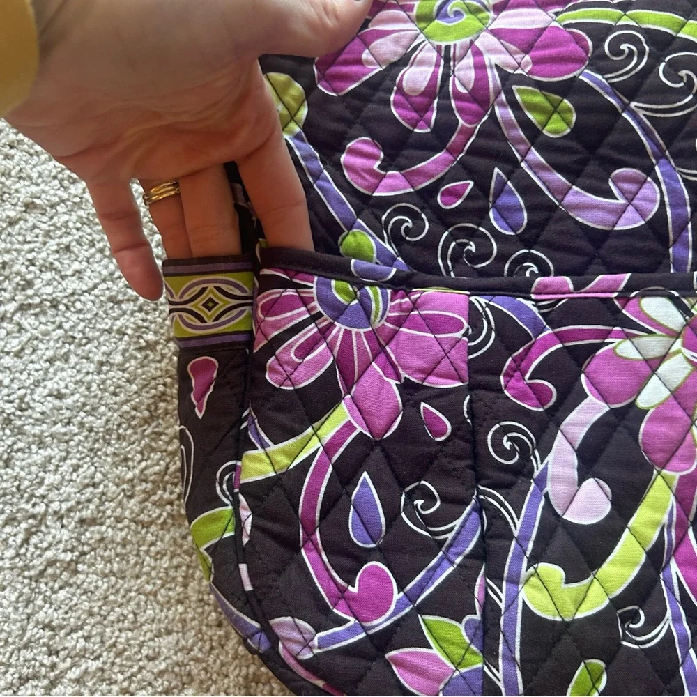 VERA BRADLEY Crossbody‎ Messenger Bag in Purple Punch